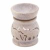 Small Soapstone Oil Burner 8cm - Elephant  (SoapOB-11)