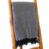 Boho Comfort Throws - 125x150cm - Navy Zigzag  (BOHOT-01)