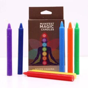 Seven Chakra Manifest Candles (pack of 7)  (MMC-11)