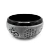 Earth Powder Singing Bowl - Om Five Buddha - 16cm  (TIB-111)