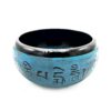 Earth Powder Singing Bowl - Blue Mantra Five Buddha - 16cm  (TIB-112)