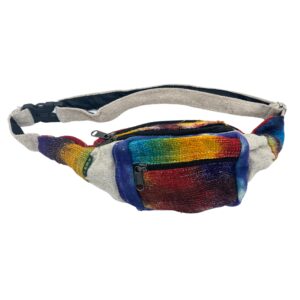 Tiedye Hemp Bum Bag  (HempB-23)