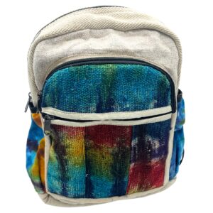 Tiedye Hemp Medium Backpack No Print  (HempB-29)