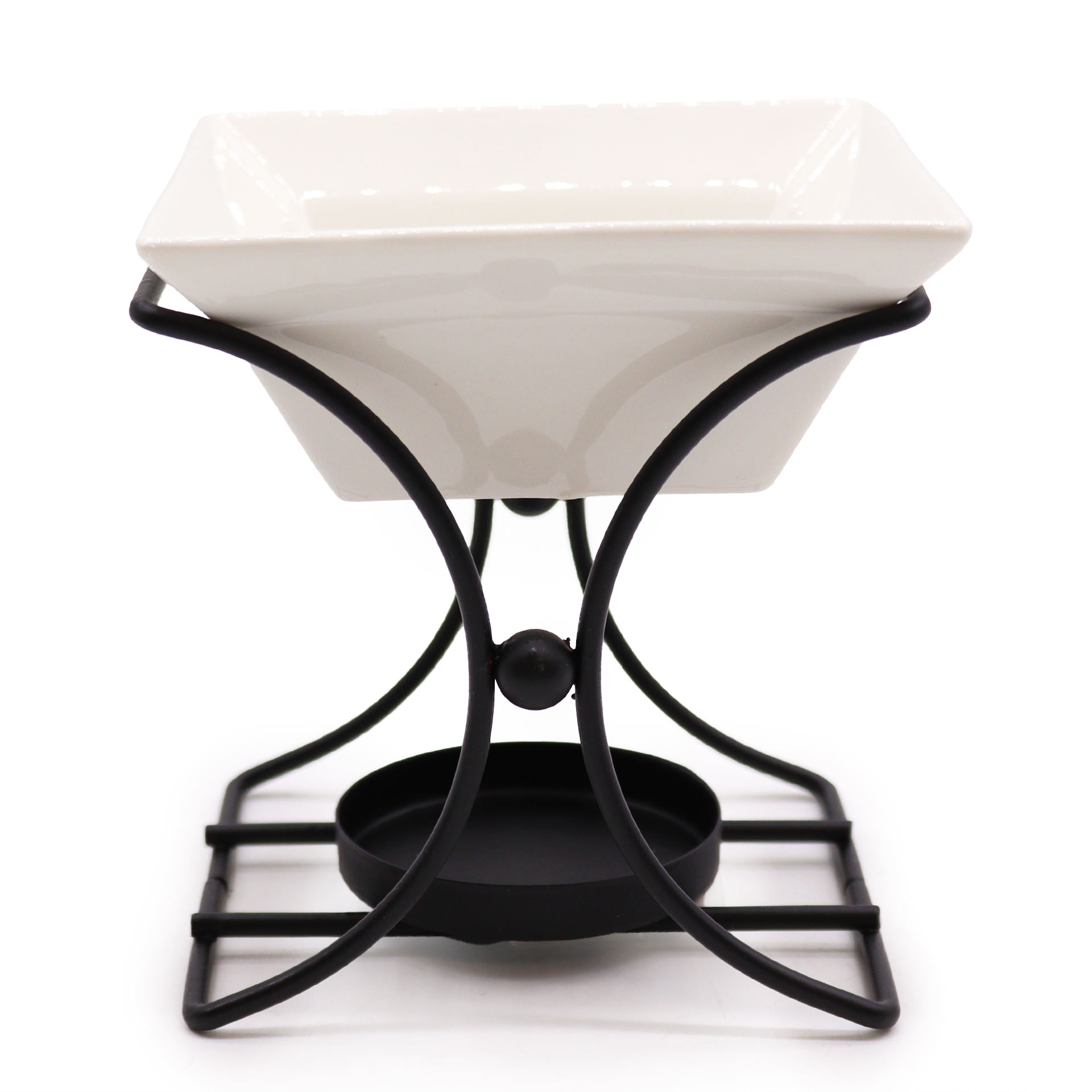 Ceramic & Metal Square Stand  (CDes-16)