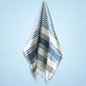 Hamman Spa Towel - Ocean Blue - 90x170cm  (HST-03)