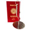 Rope Incense and Silver Plated Holder Set - Pancha Buddha  (RIH-06)