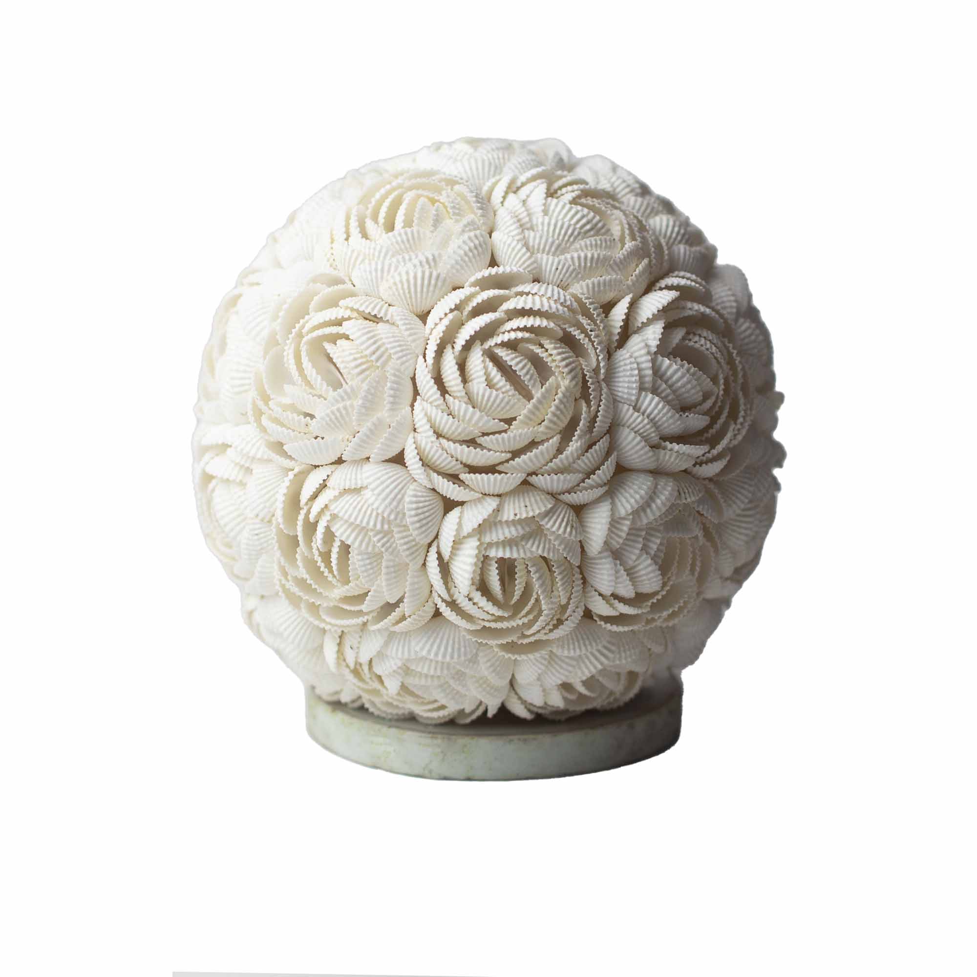 Boho Sea Shell Lamp - Rose Globe - 15cm  (BBSL-01)