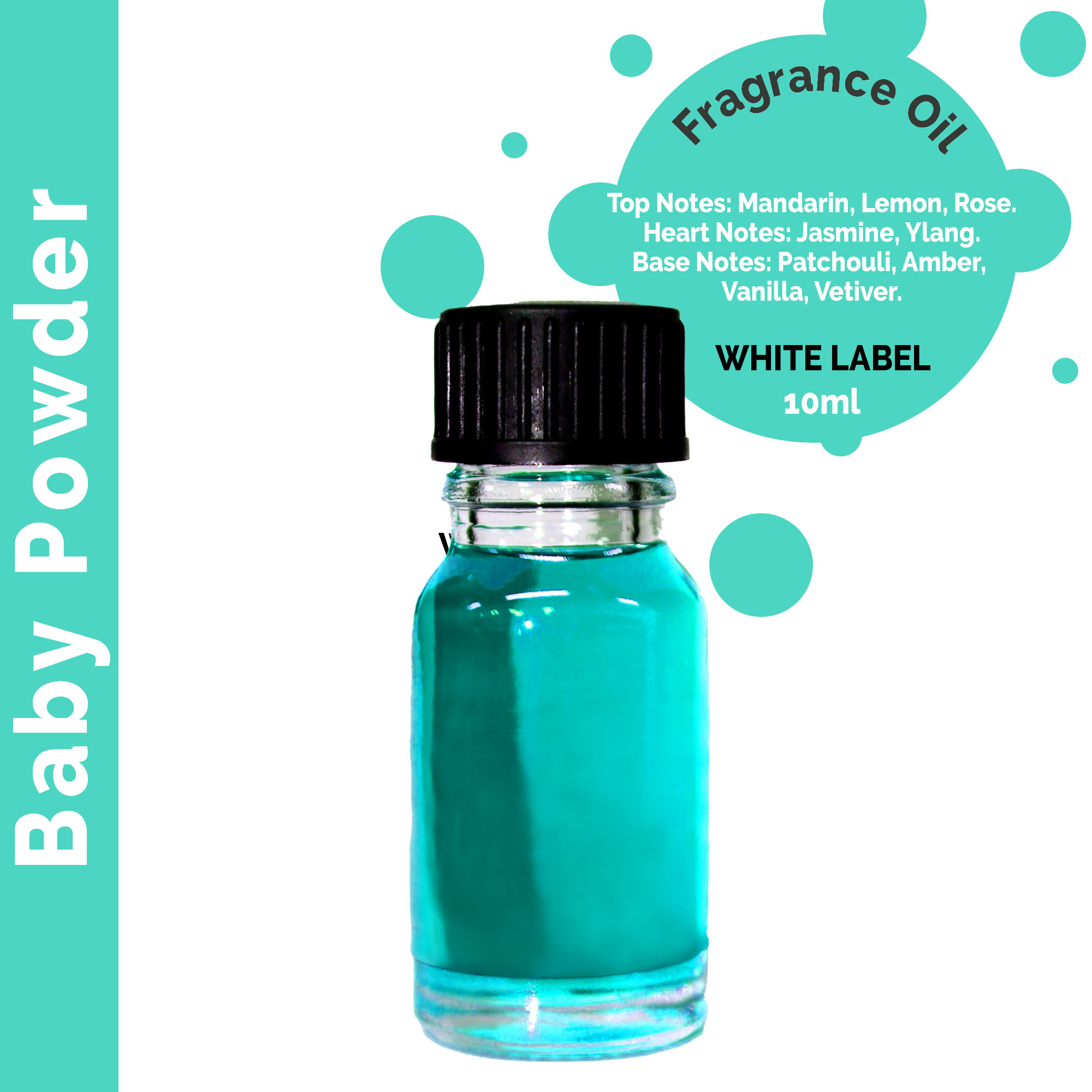 10ml Baby Powder Fragrance Oil - UNLABELLED  (ULFO-05)
