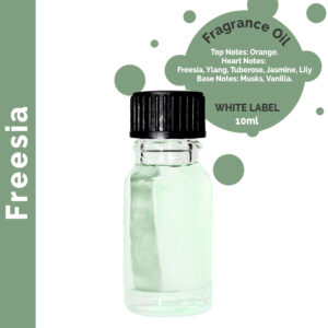 10 ml Freesia Fragrance Oil - UNLABELLED  (ULFO-24)