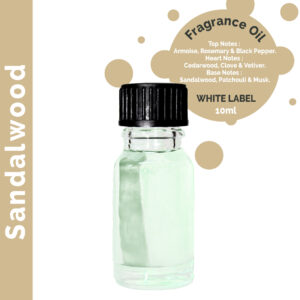10ml Sandalwood Fragrance Oil - UNLABELLED  (ULFO-53)