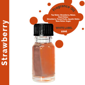 10ml Strawberry Fragrance Oil - UNLABELLED  (ULFO-58)