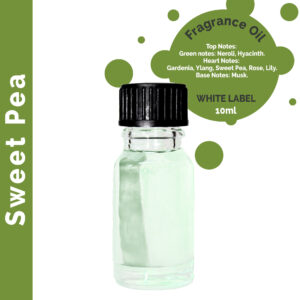 10 ml Sweet Pea Fragrance Oil - UNLABELLED  (ULFO-60)