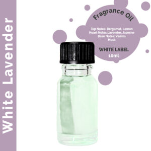 10 ml White Lavender Fragrance Oil - UNLABELLED  (ULFO-63)