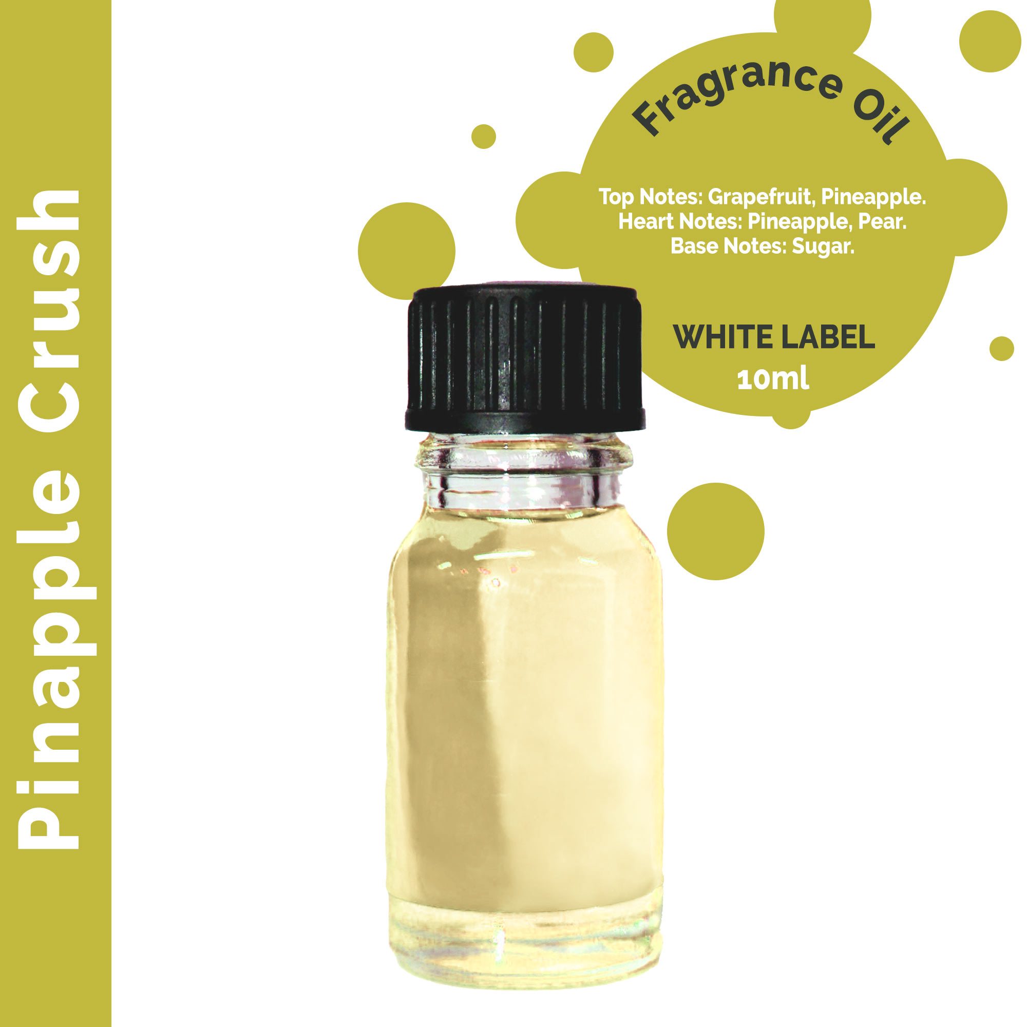 10 ml Pinapple Crush Fragrance Oil - UNLABELLED  (ULFO-79)
