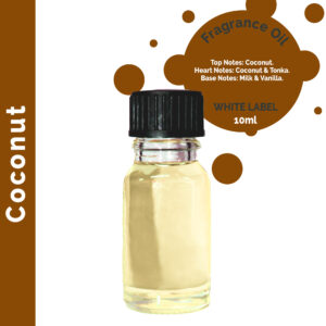 10 ml Coconut Fragrance Oil - UNLABELLED  (ULFO-84)