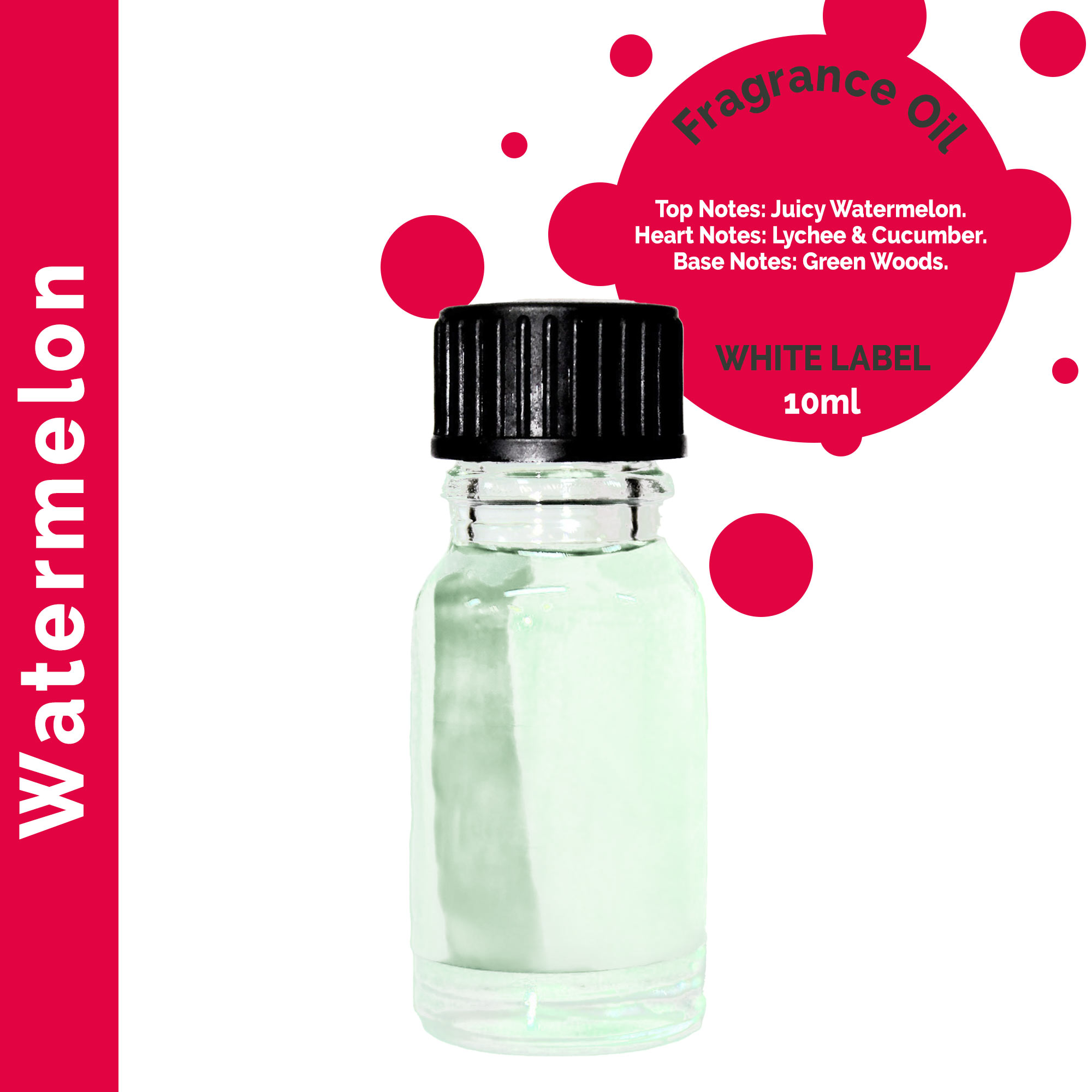 10ml Watermelon Fragrance Oil 10ml - UNLABELLED (ULFO-87)