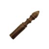 Wooden Stick - 12cm - Shaped Handle - no leather  (TibA-01)