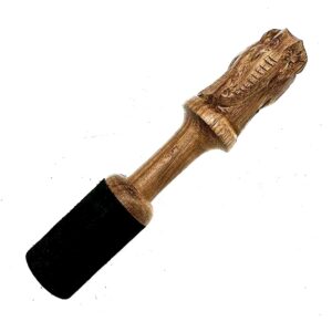 Wooden Stick - 14cm  - Elephant Carving  (TibA-11)