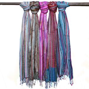 Indian Boho Scarves - 50x180cm - Random Blues (BohoIS-02)