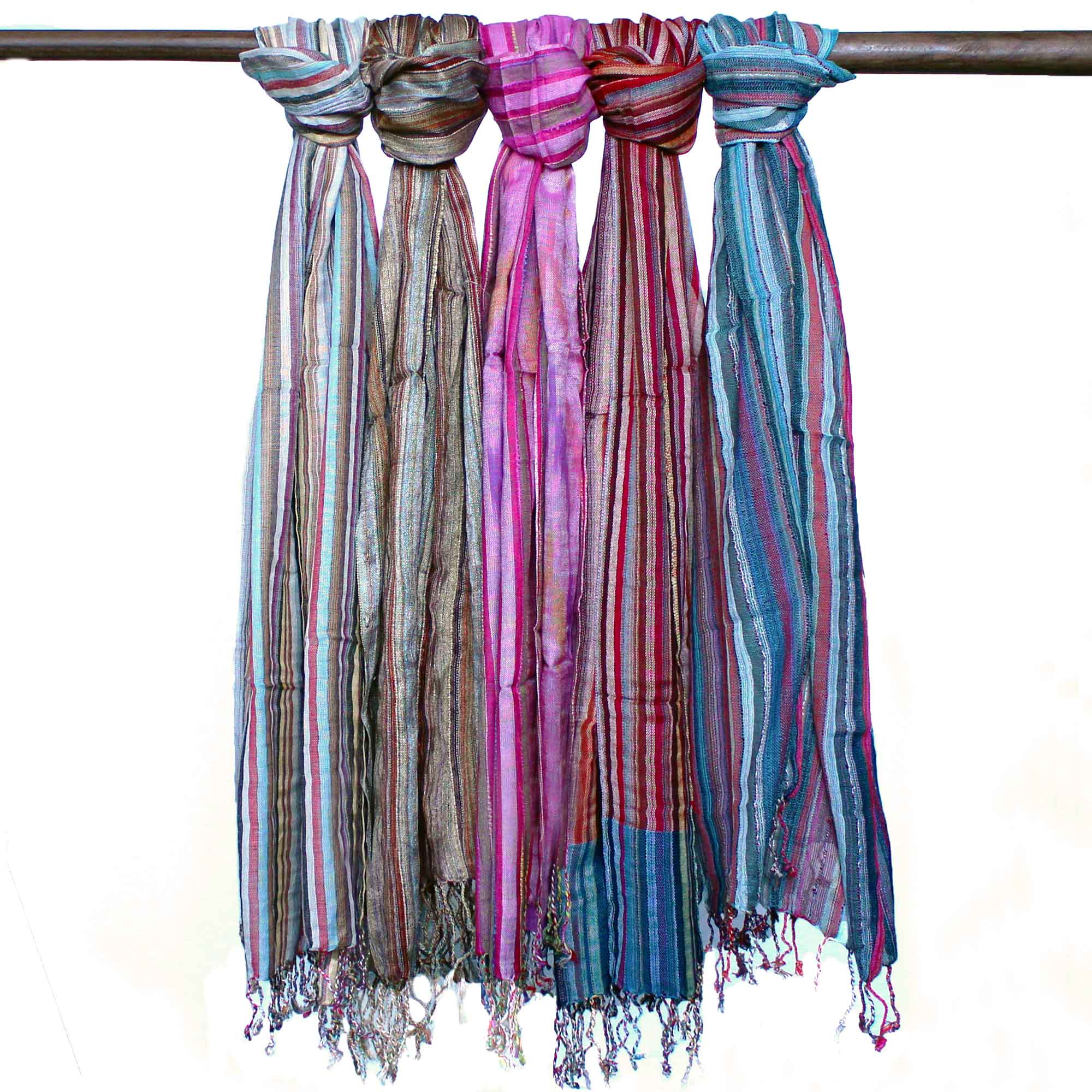 Indian Boho Scarves - 50x180cm - Random Blues  (BohoIS-02)
