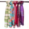 Large Indian Boho Scarves - 75x180cm - Random Purples  (BohoIS-05)