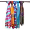 Large Indian Boho Scarves - 75x180cm - Random Blues  (BohoIS-06)