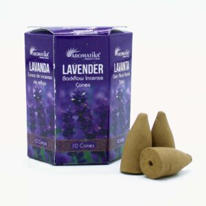 Masala Backflow Incense pack of 10 - Lavender  (ABFi-05)