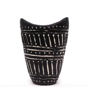 Swirls Shaped Vase - Chocolate  (BCV-07)