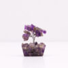 Mini Gemstone Trees On Orgonite Base - Amethyst (15 stones)  (MGemT-04)