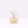 Mini Gemstone Trees On Orgonite Base - Rock Quartz (15 stones)  (MGemT-05)