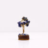 Mini Gemstone Trees On Wood Base - Sodalite (15 stones)  (MGemT-18)