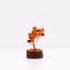 Mini Gemstone Trees On Wood Base - Carnelian (15 stones)  (MGemT-17)