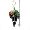Magic Pendulum - Seven Chakra - Amethyst  (GemMP-26)