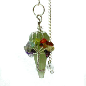 Magic Pendulum - Seven Chakra - Aventurine (GemMP-30)