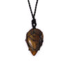Laced Gemstone Teardrop Pendant - Tigereye  (LGemP-02)