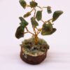 Mini Gemstone Trees On Wood Base - Green Aventurine (15 stones)  (MGemT-16)
