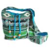 Jacquard Bag - Teal Sling Bag  (JNS-04)