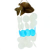 Coconut & Capiz Windchimes - Blue Dolphins - 30cm  (Copi-11)
