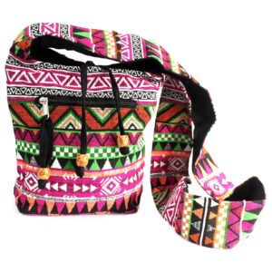 Jacquard Bag - Pink Sling Bag  (JNS-06)