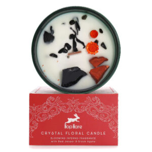 Hop Hare Crystal Magic Flower Candle - The Devil  (HHC-04)