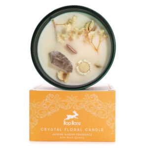 Hop Hare Crystal Magic Flower Candle - The Lion  (HHC-06)