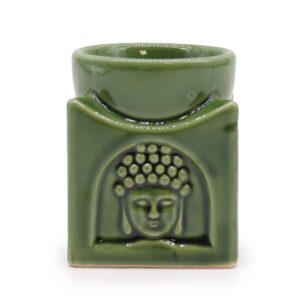 Square Buddha Burner - Dark Jade (OBBB-10)