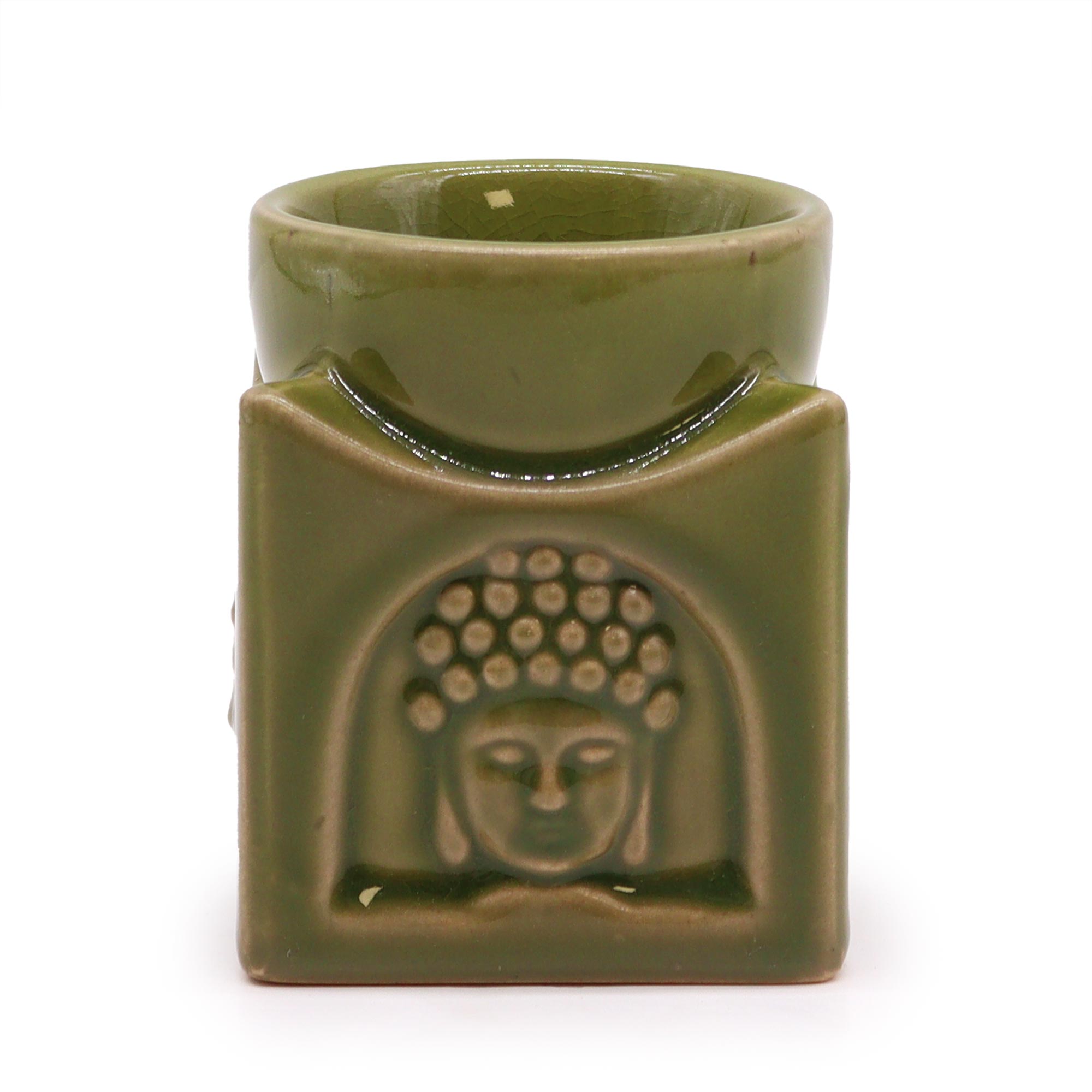 Square Buddha Burner - Light Jade  (OBBB-12)