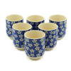 Herbal Tea Cups - Blue Daisy  (TeaP-22)