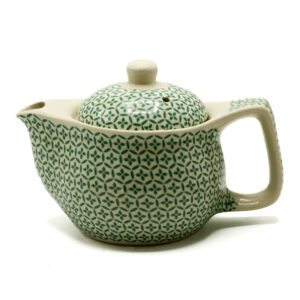 Small Herbal Teapot - Green Mosaic (TeaP-11)