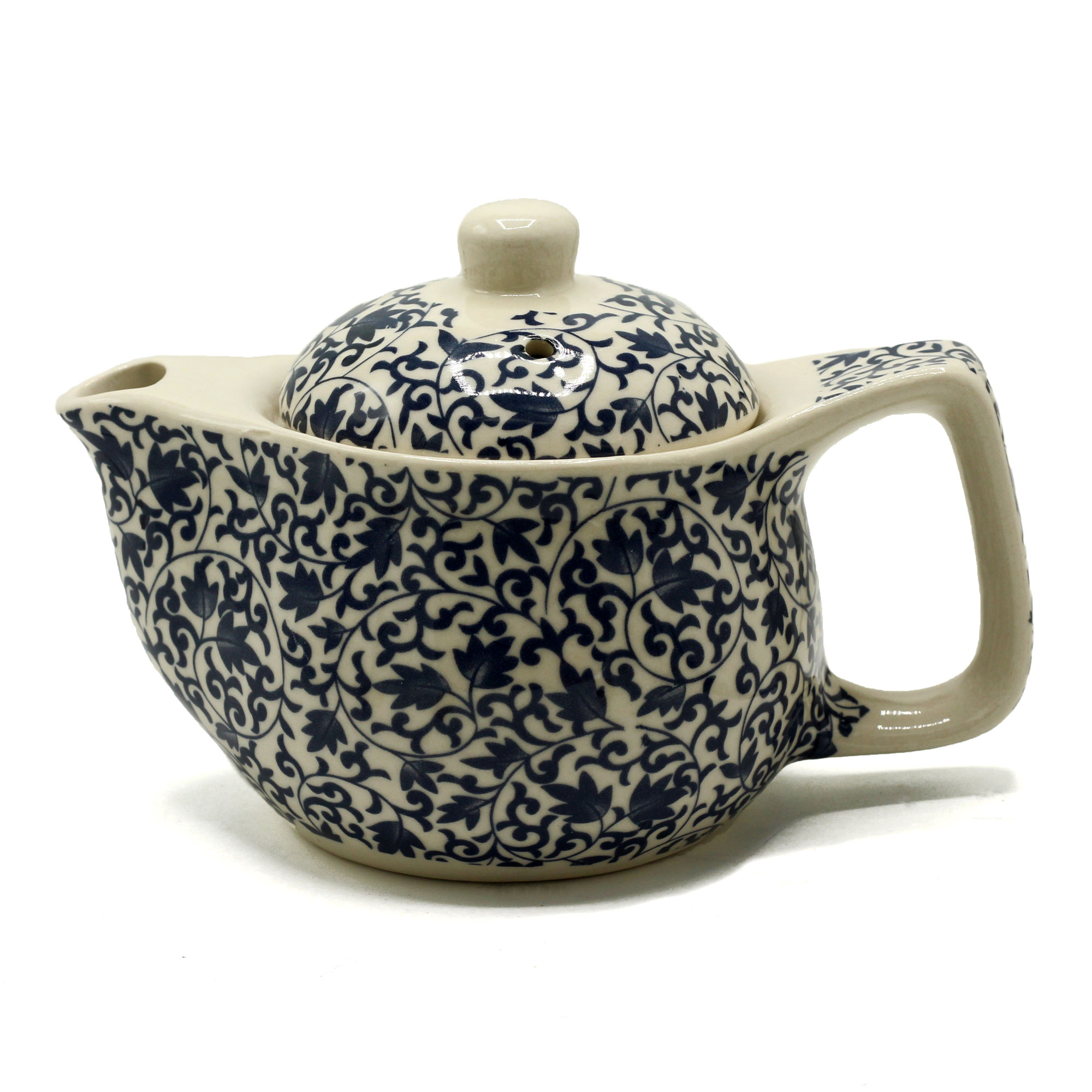 Small Herbal Teapot - Blue Pattern  (TeaP-12)