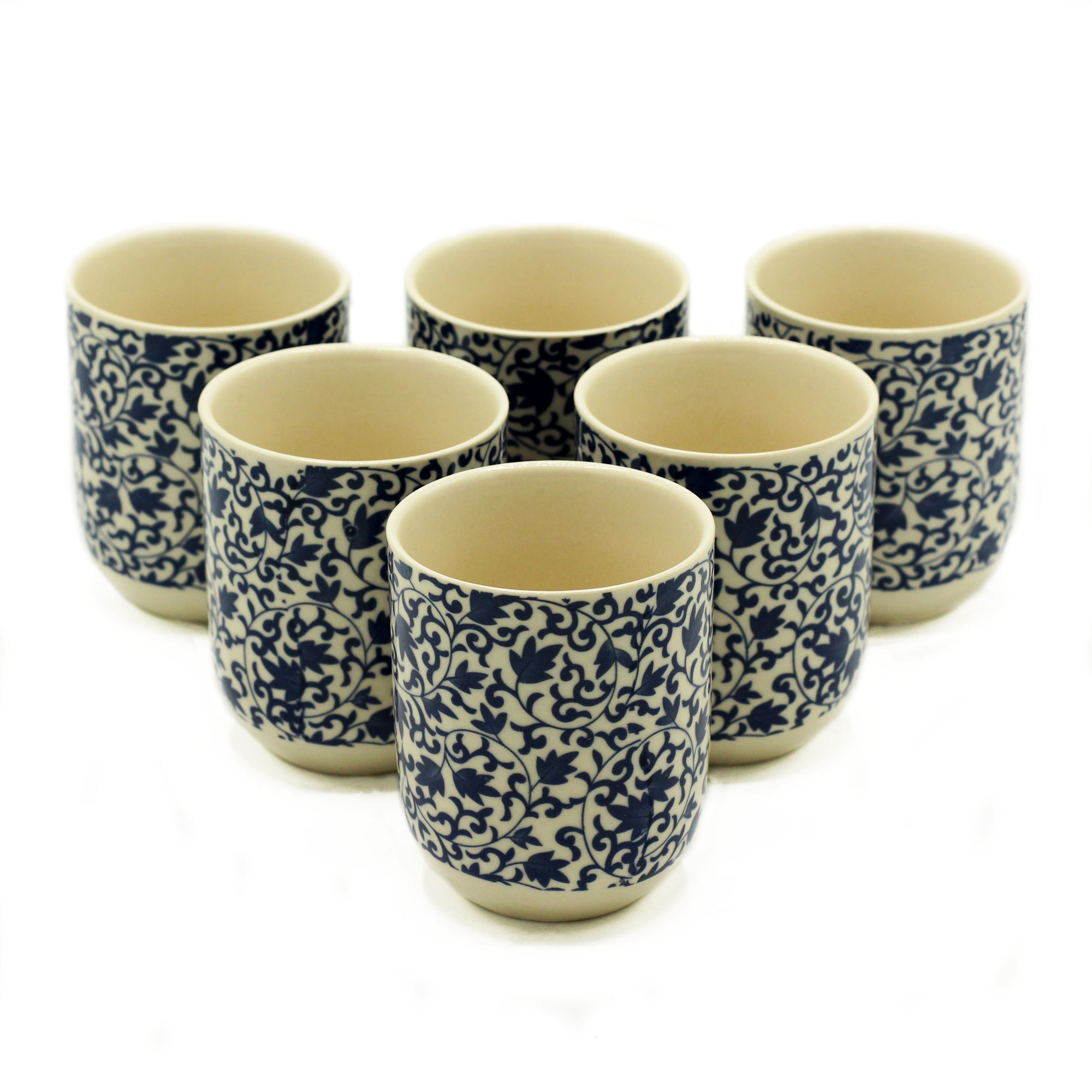 Herbal Tea Cups - Blue Pattern  (TeaP-19)