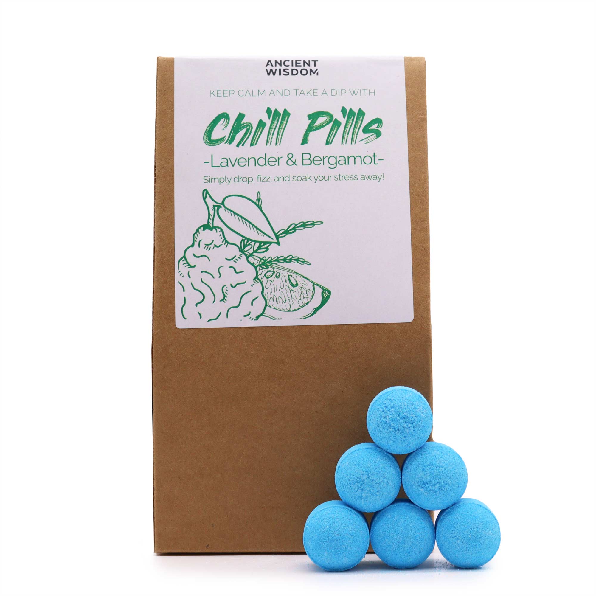 Chill Pills Gift Pack 350g - Lavender & Bergamot  (ChillP-10)