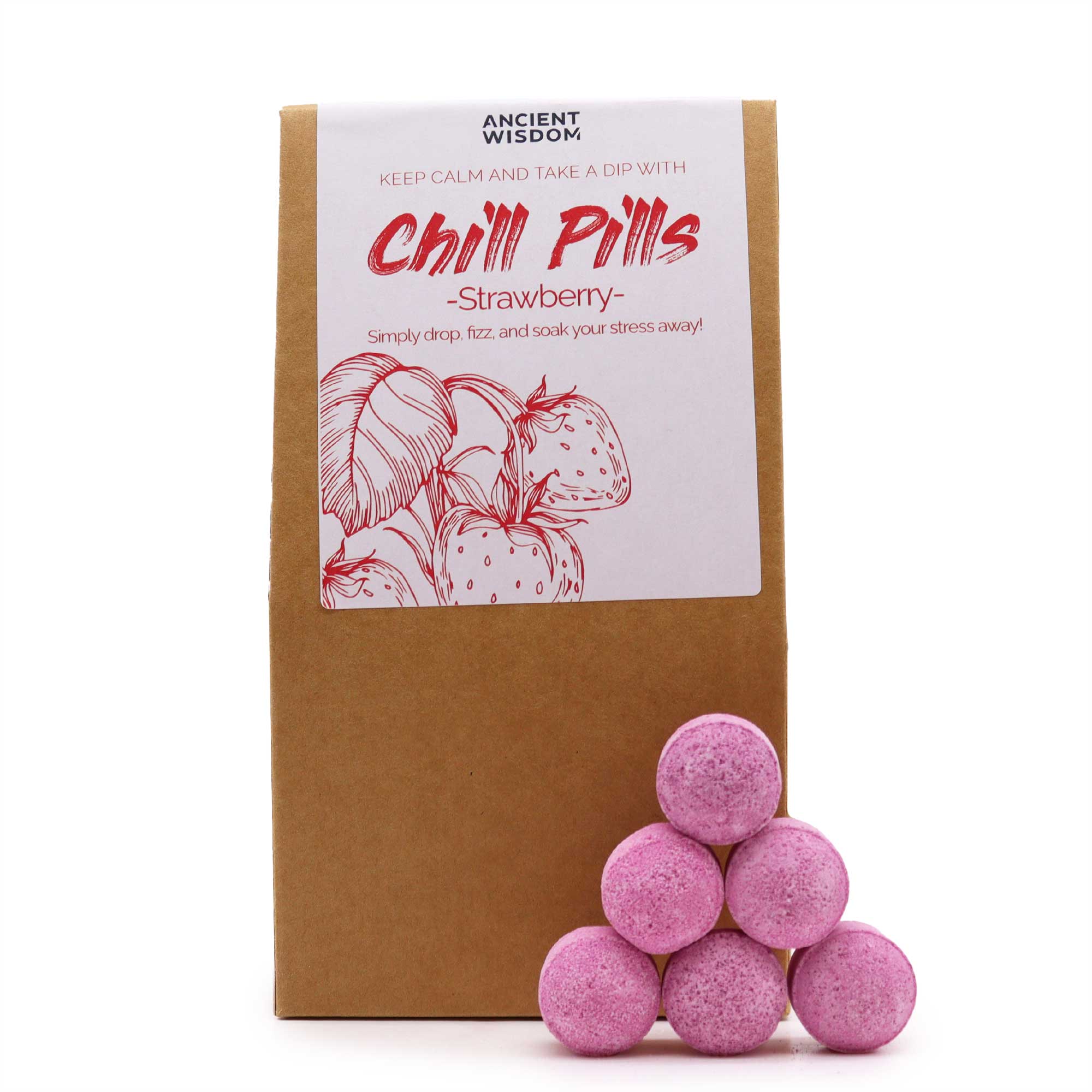 Chill Pills Gift Pack 350g - Strawberry  (ChillP-14)