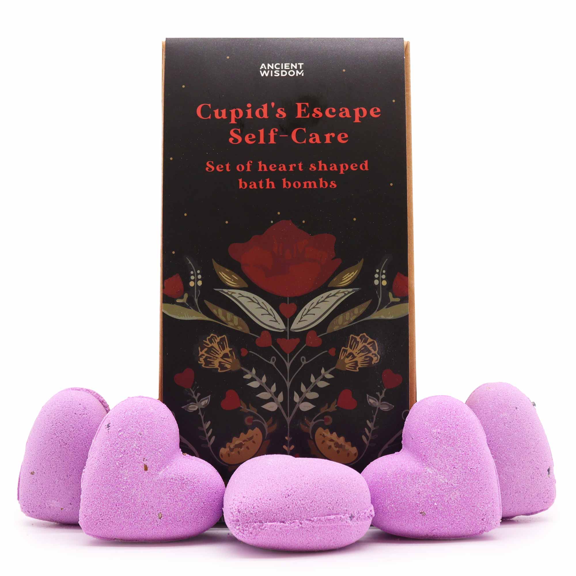 Cupids Escape Self Care Bath Heart Gift Set  (HBBS-01)